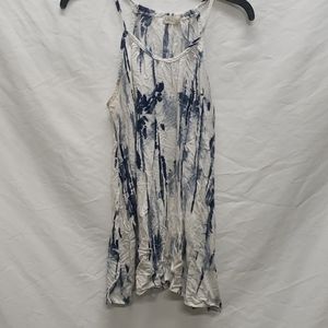 Millibon Blue Tie-Dye Tank Top